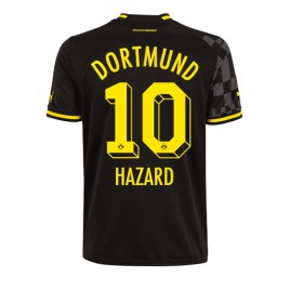 Herren Fußballbekleidung Borussia Dortmund Thorgan Hazard #10 Auswärtstrikot 2022-23 Kurzarm